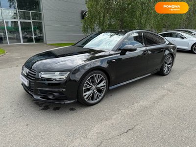 Audi A7 Sportback, 2016, Дизель, 3 л., 147 тис. км, Ліфтбек, Чорний, Київ 48338 фото
