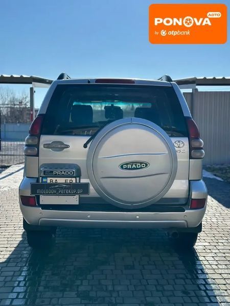 Toyota Land Cruiser Prado, 2004 г., Газ пропан-бутан / Бензин, 270 тыс. км, Внедорожник / Кроссовер, Серый, Каменское (Днепродзержинск) AT-10411525 фото