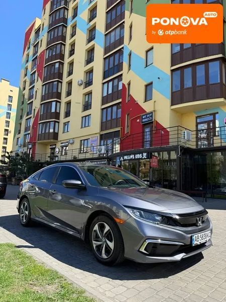 Honda Civic, 2019 р., Бензин, 46 тис. км, Седан, Сірий, Вінниця AT-10401044 фото