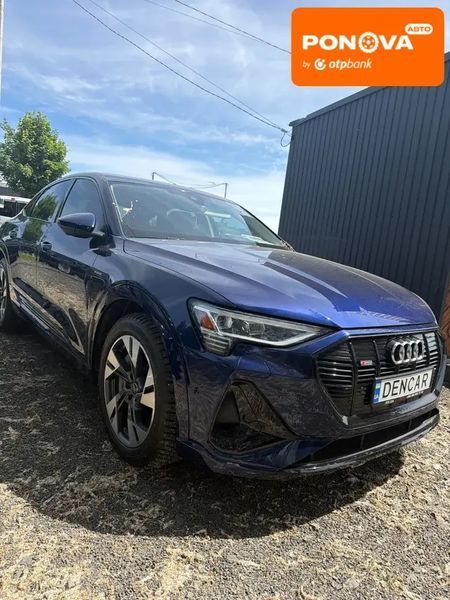 Audi e-tron, 2022 р., Електро, 73 тис. км, Позашляховик / Кросовер, Синій, Луцьк AT-10418107 фото