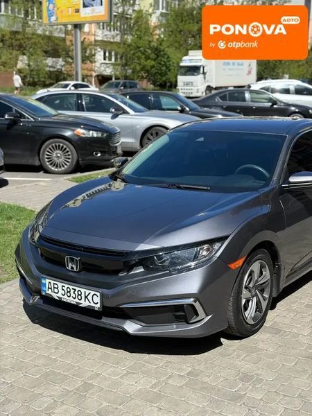 Honda Civic, 2019 р., Бензин, 46 тис. км, Седан, Сірий, Вінниця AT-10401044 фото