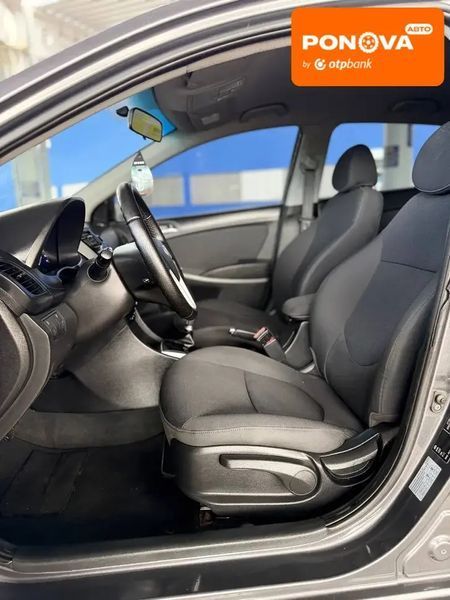 Hyundai Accent, 2012 г., Бензин, 97 тыс. км, Хетчбек, Серый, Запорожье AT-10417430 фото