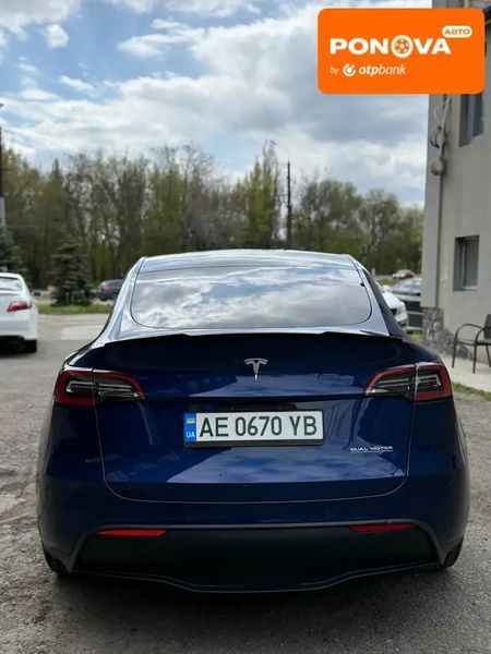Tesla Model Y, 2020 р., Електро, 50 тис. км, Позашляховик / Кросовер, Синій, Дніпро (Дніпропетровськ) AT-10417182 фото