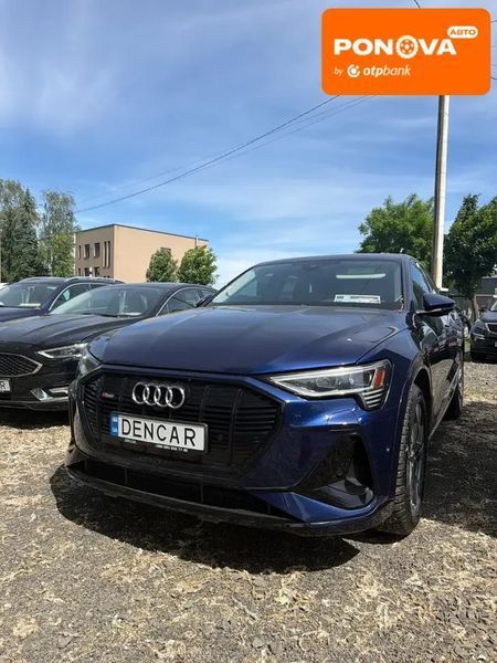 Audi e-tron, 2022 р., Електро, 73 тис. км, Позашляховик / Кросовер, Синій, Луцьк AT-10418107 фото