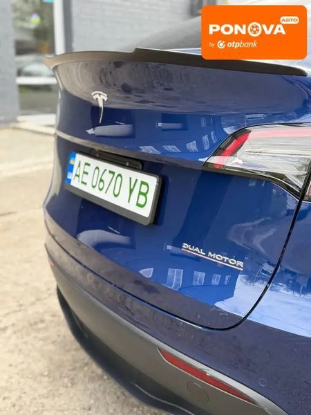 Tesla Model Y, 2020 р., Електро, 50 тис. км, Позашляховик / Кросовер, Синій, Дніпро (Дніпропетровськ) AT-10417182 фото