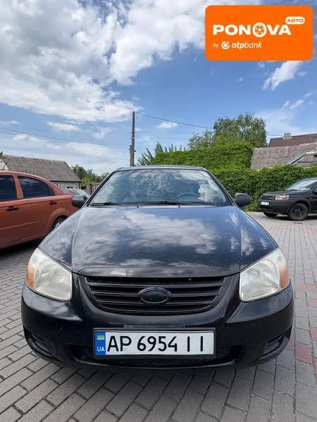 Kia Cerato, 2007 р., Газ метан / Бензин, 375 тис. км, Седан, Чорний, Запоріжжя AT-10417720 фото