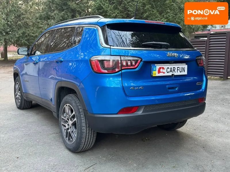 Jeep Compass, 2017 г., Газ метан / Бензин, 118 тыс. км, Внедорожник / Кроссовер, Синий, Львов AT-10418578 фото