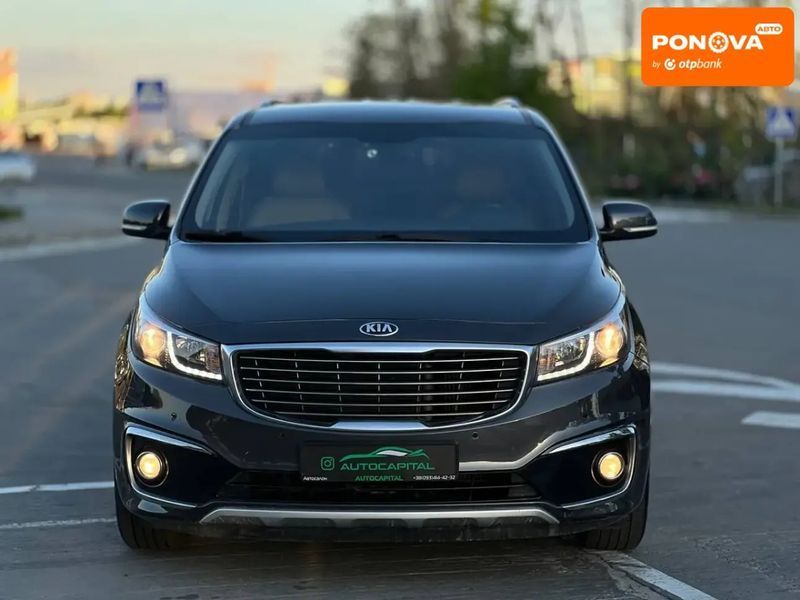 Kia Carnival, 2017 р., Дизель, 172 тис. км, Мінівен, Сірий, Київ AT-10417377 фото