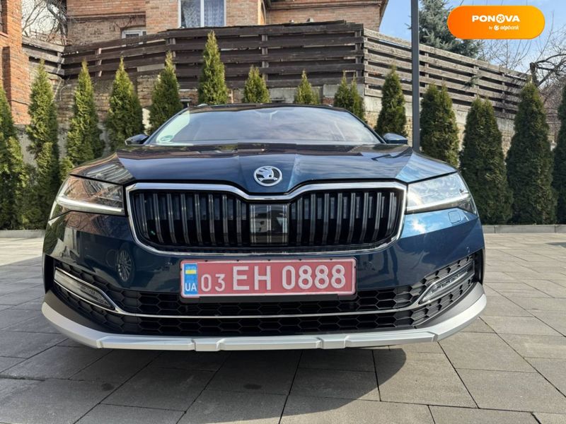 Skoda Superb Scout, 2020, Дизель, 2 л., 155 тис. км, Універсал, Синій, Луцьк Cars-Pr-67655 фото