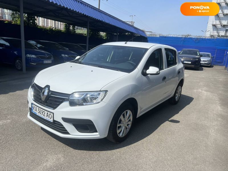 Renault Sandero, 2020, Бензин, 0.9 л., 74 тис. км, Хетчбек, Білий, Київ 50574 фото