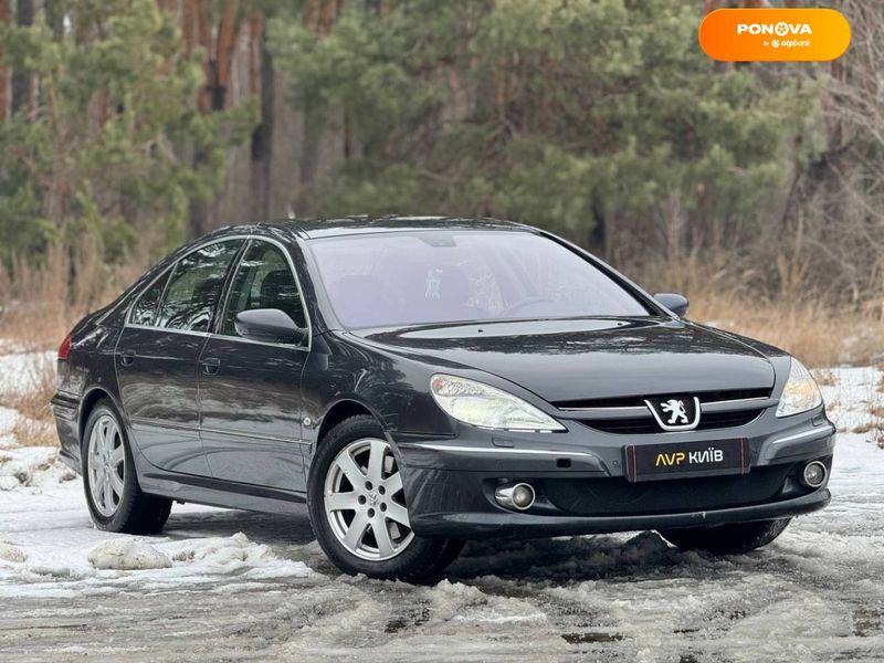 Peugeot 607, 2004, Дизель, 2.72 л., 313 тис. км, Седан, Сірий, Київ 11501 фото