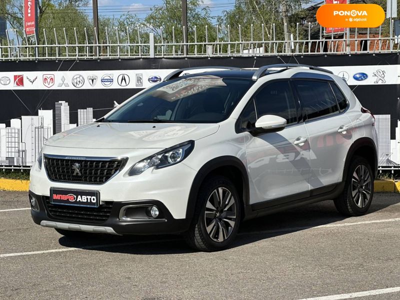 Peugeot 2008, 2017, Бензин, 1.2 л., 115 тис. км, Позашляховик / Кросовер, Білий, Київ 38451 фото