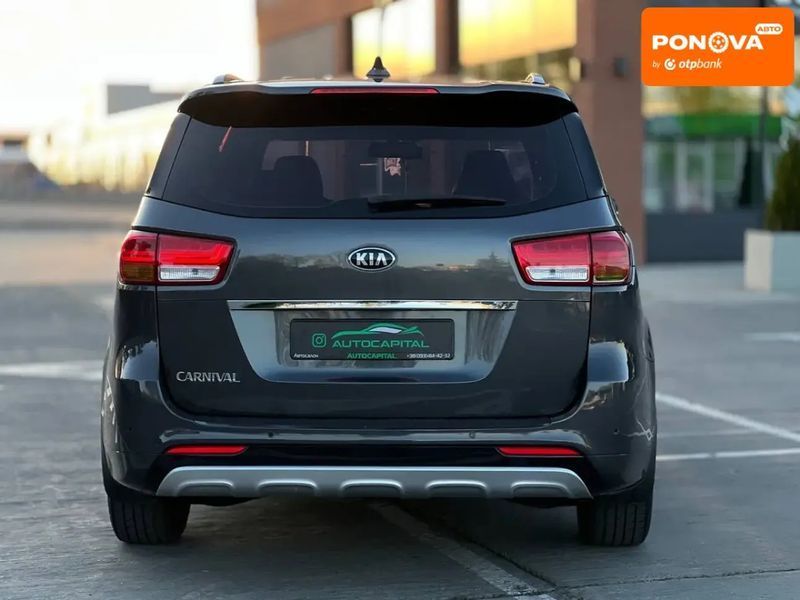 Kia Carnival, 2017 р., Дизель, 172 тис. км, Мінівен, Сірий, Київ AT-10417377 фото