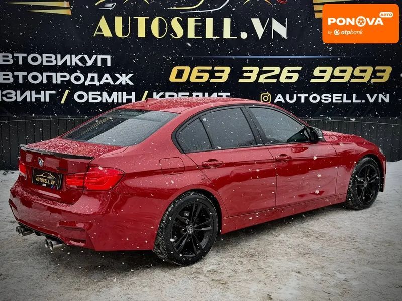 BMW 3 Series, 2016 г., Бензин, 109 тыс. км, Седан, Красный, Винница AT-10407851 фото