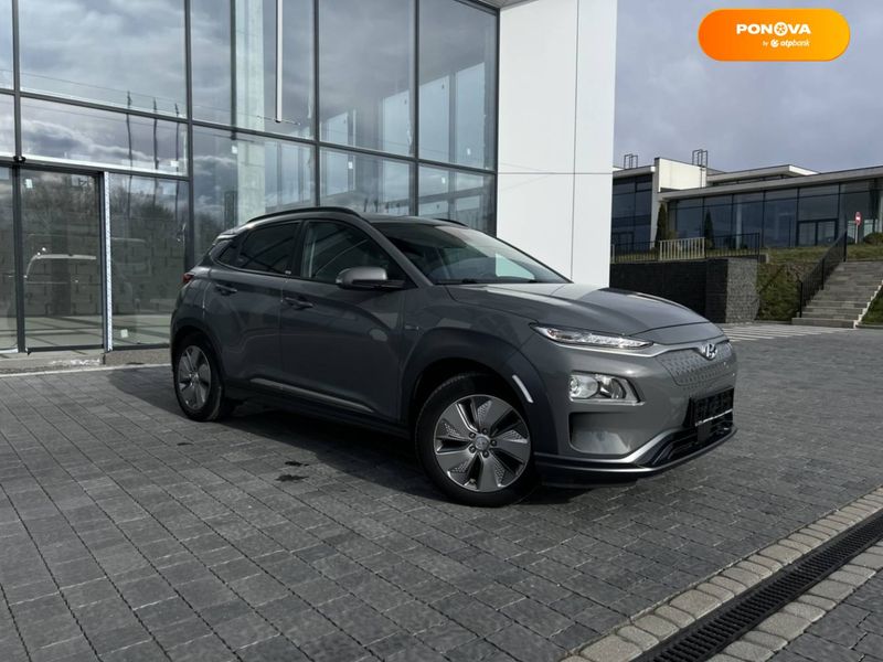 Hyundai Kona Electric, 2020, Електро, 32 тис. км, Позашляховик / Кросовер, Сірий, Львів 32164 фото