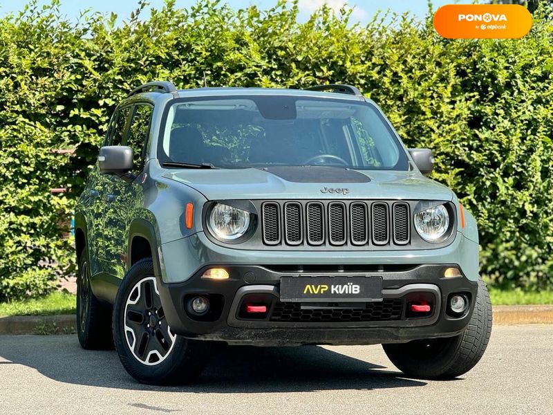 Jeep Renegade, 2015, Газ пропан-бутан / Бензин, 2.36 л., 231 тис. км, Позашляховик / Кросовер, Сірий, Київ 109770 фото