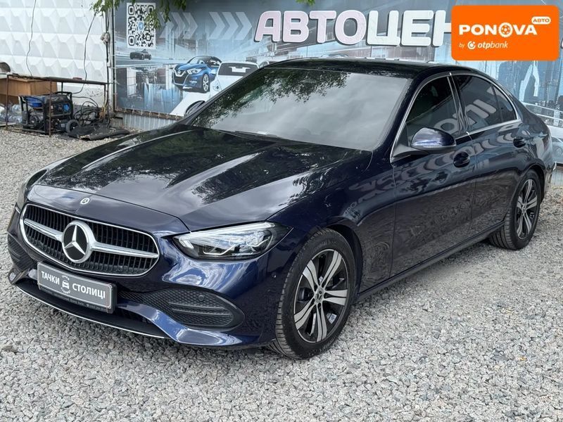 Mercedes-Benz C-Class, 2022 р., Гібрид (HEV), 97 тис. км, Седан, Синій, Київ AT-10423994 фото