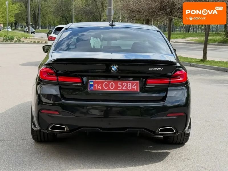 BMW 5 Series, 2018 р., Бензин, 76 тис. км, Седан, Чорний, Дніпро (Дніпропетровськ) AT-10417151 фото