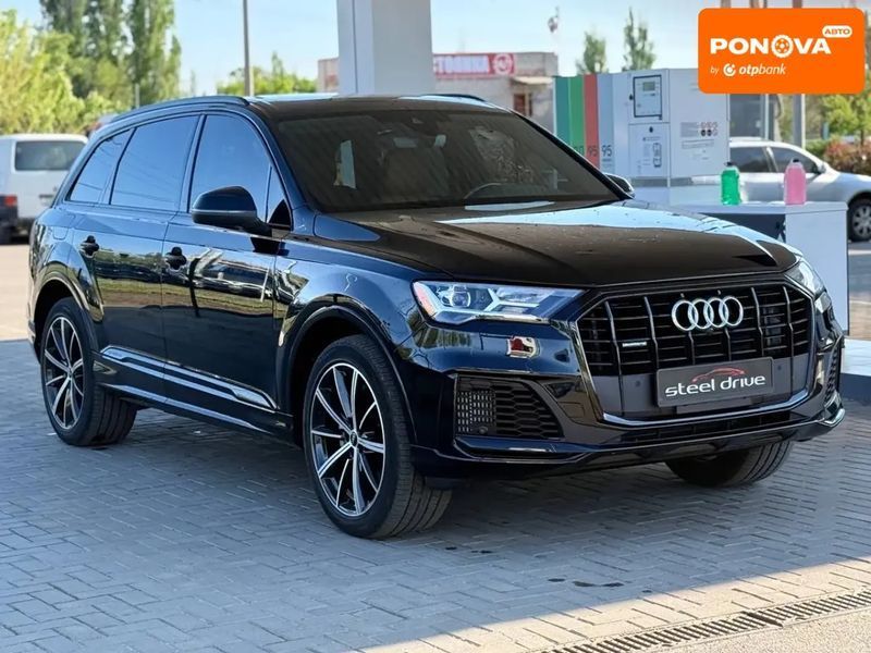 Audi Q7, 2022 р., Бензин, 57 тис. км, Позашляховик / Кросовер, Чорний, Миколаїв AT-10417770 фото