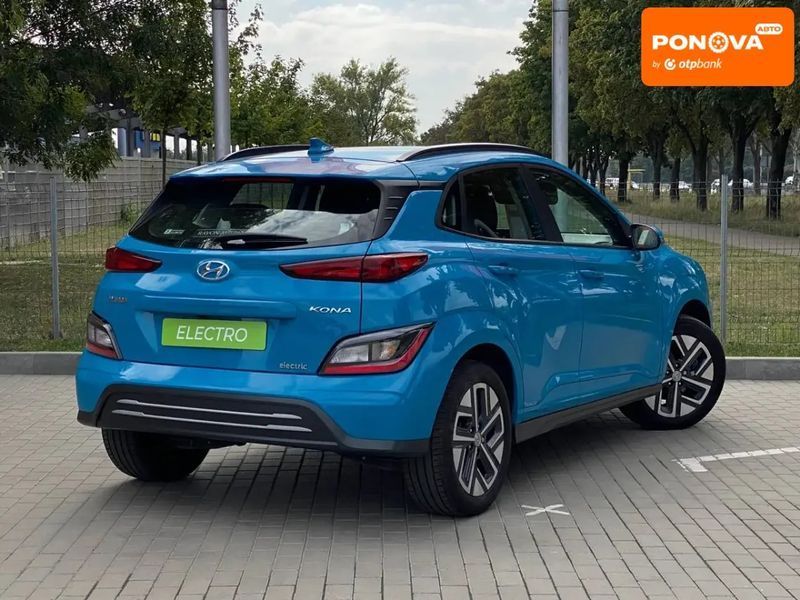 Hyundai Kona Electric, 2022 г., Електро, 69 тыс. км, Внедорожник / Кроссовер, Синий, Днепр (Днепропетровск) AT-10401626 фото