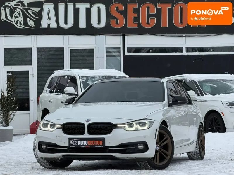 BMW 3 Series, 2015 г., Бензин, 155 тыс. км, Седан, Белый, Харьков AT-10408893 фото