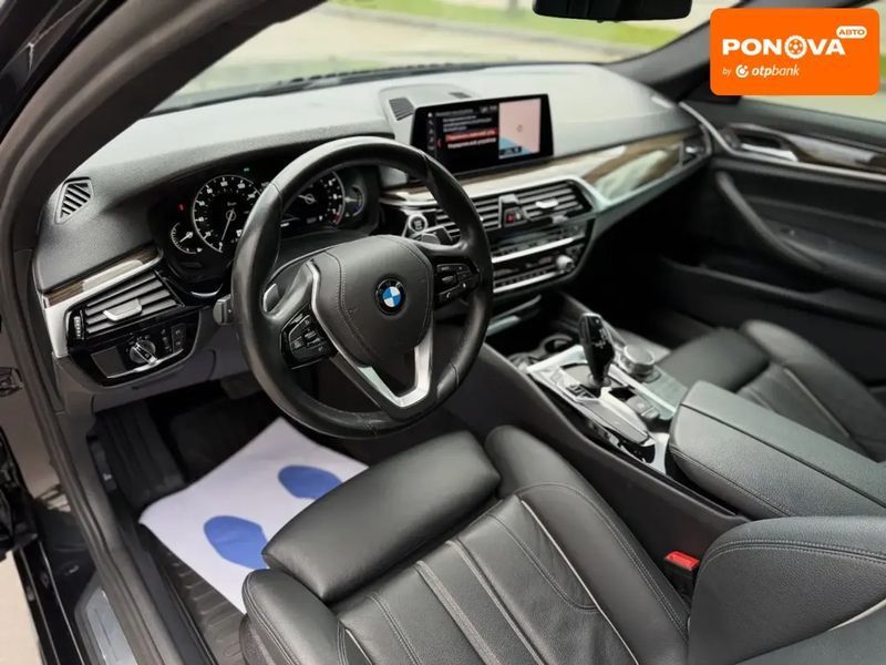 BMW 5 Series, 2018 р., Бензин, 76 тис. км, Седан, Чорний, Дніпро (Дніпропетровськ) AT-10417151 фото