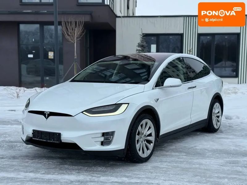 Tesla Model X, 2018 г., Електро, 142 тыс. км, Внедорожник / Кроссовер, Белый, Городок AT-10408639 фото