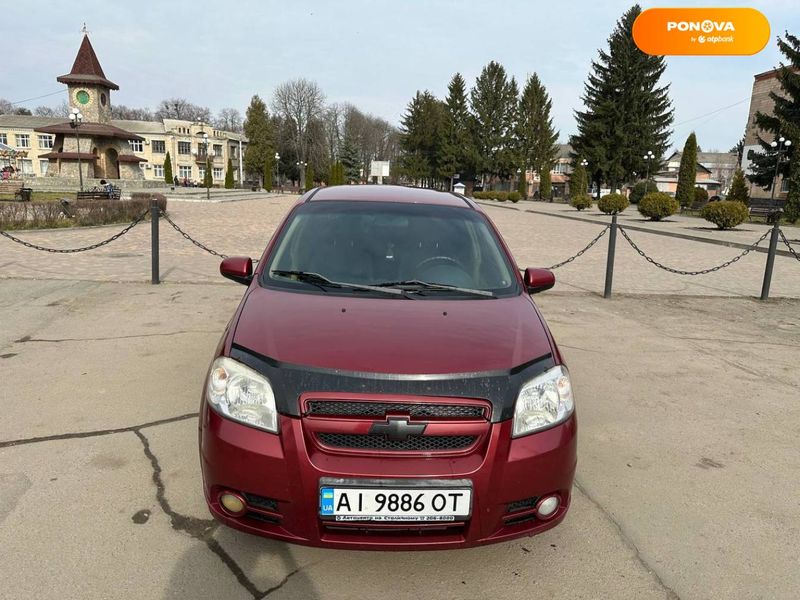 Chevrolet Aveo, 2008, Газ пропан-бутан / Бензин, 1.6 л., 252 тыс. км, Седан, Красный, Христинівка Cars-Pr-67469 фото