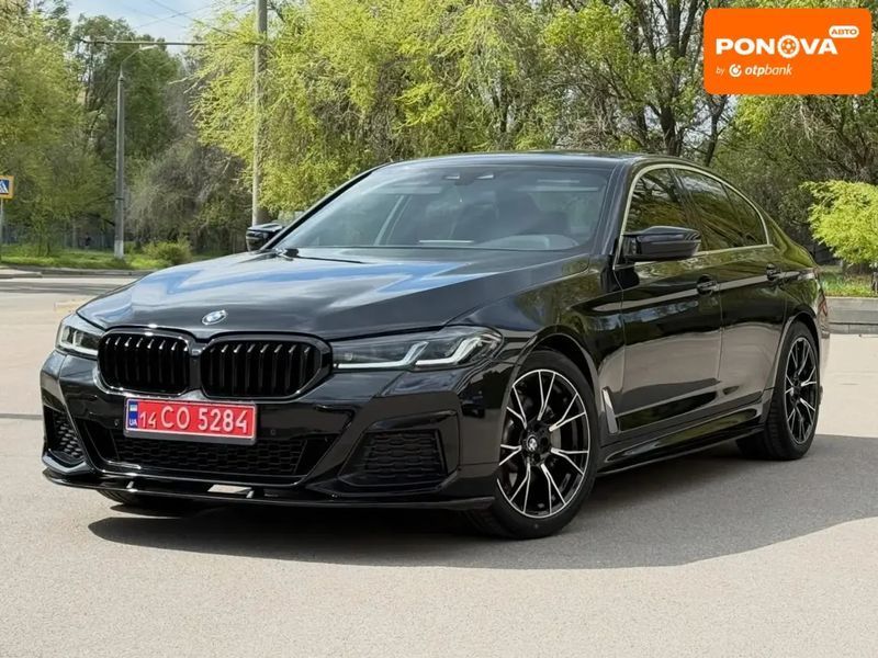 BMW 5 Series, 2018 р., Бензин, 76 тис. км, Седан, Чорний, Дніпро (Дніпропетровськ) AT-10417151 фото