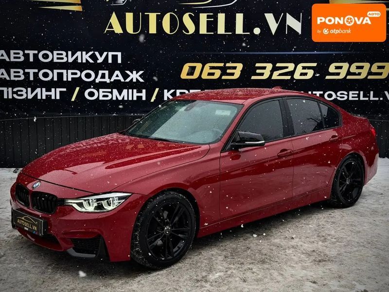 BMW 3 Series, 2016 г., Бензин, 109 тыс. км, Седан, Красный, Винница AT-10407851 фото