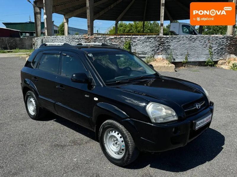 Hyundai Tucson, 2007 г., Газ пропан-бутан / Бензин, 184 тыс. км, Внедорожник / Кроссовер, Чорный, Винница AT-10419463 фото