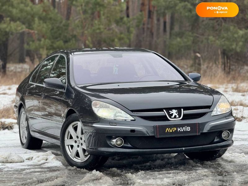 Peugeot 607, 2004, Дизель, 2.72 л., 313 тис. км, Седан, Сірий, Київ 11501 фото