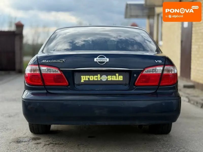 Nissan Maxima, 2003 р., Бензин, 339 тис. км, Седан, Синій, Дніпро (Дніпропетровськ) AT-10415623 фото