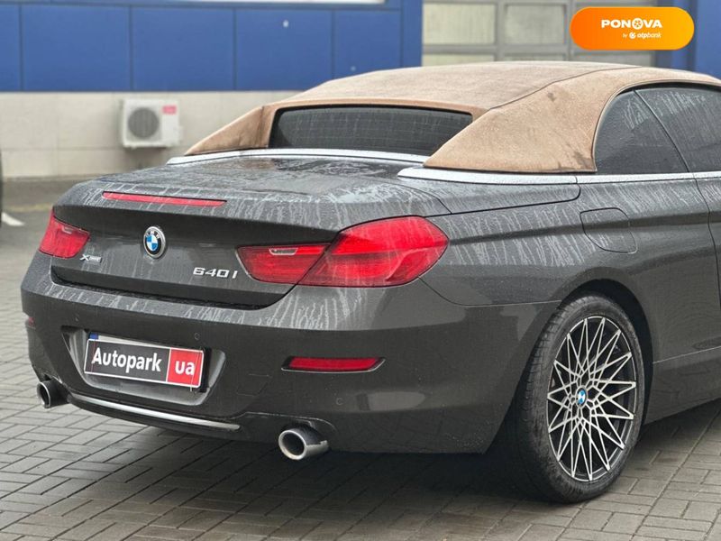 BMW 6 Series, 2015, Бензин, 3 л., 90 тыс. км, Кабриолет, Коричневый, Одесса 43337 фото