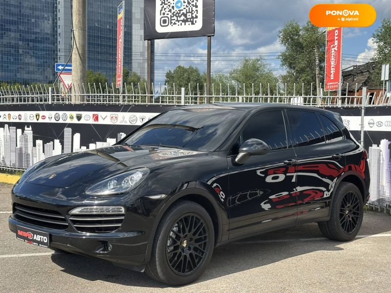 Porsche Cayenne, 2012, Гібрид (HEV), 3 л., 196 тис. км, Позашляховик / Кросовер, Чорний, Київ 101701 фото