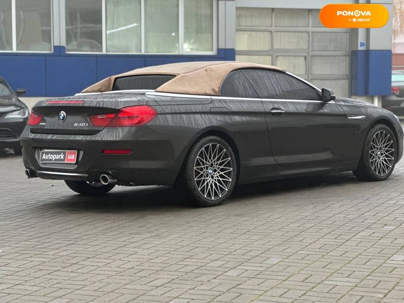 BMW 6 Series, 2015, Бензин, 3 л., 90 тис. км, Кабріолет, Коричневий, Одеса 43337 фото
