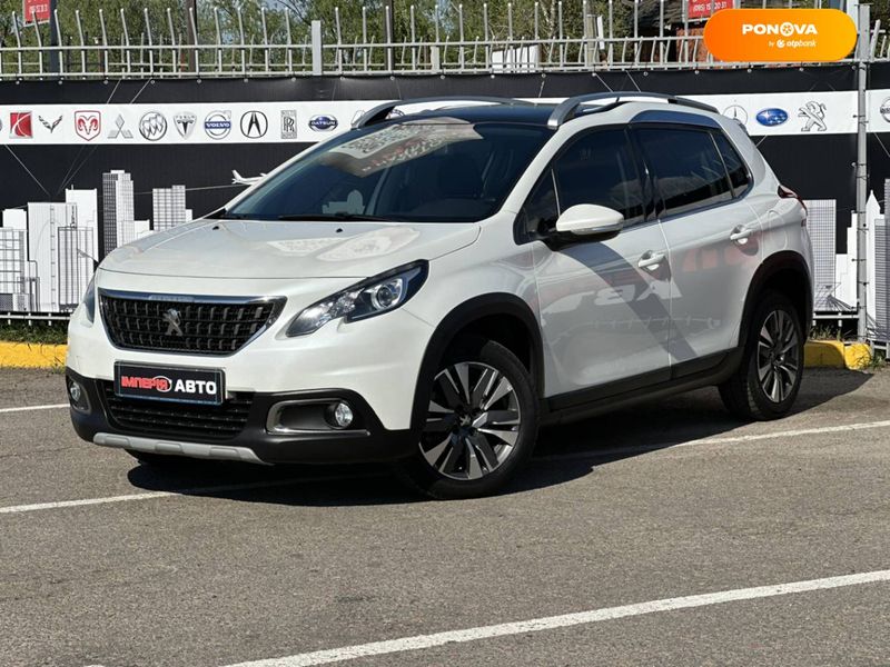 Peugeot 2008, 2017, Бензин, 1.2 л., 115 тис. км, Позашляховик / Кросовер, Білий, Київ 38451 фото