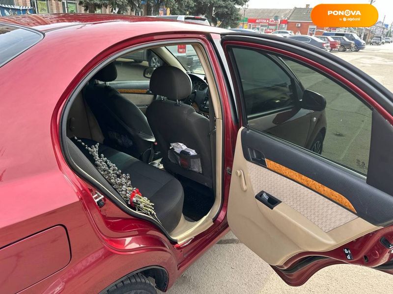 Chevrolet Aveo, 2008, Газ пропан-бутан / Бензин, 1.6 л., 252 тис. км, Седан, Червоний, Христинівка Cars-Pr-67469 фото