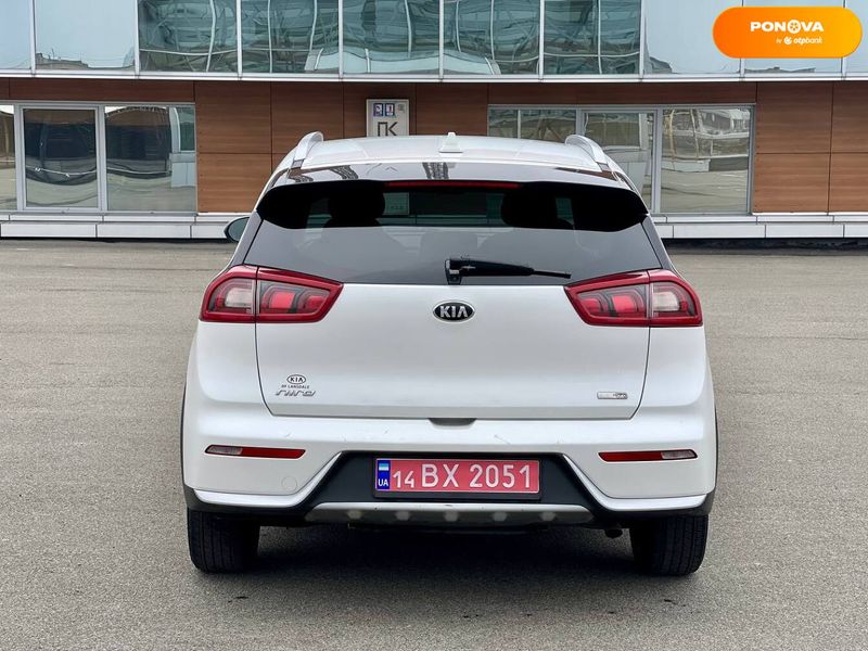 Kia Niro, 2017, Гібрид, 1.6 л., 201 тис. км, Позашляховик / Кросовер, Білий, Київ 28107 фото