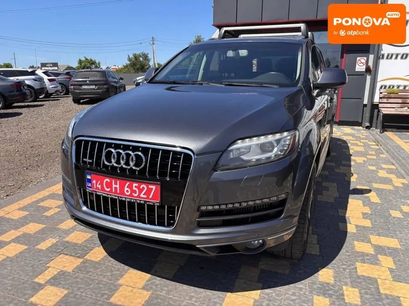 Audi Q7, 2015 г., Дизель, 198 тыс. км, Внедорожник / Кроссовер, Серый, Львов AT-10397575 фото
