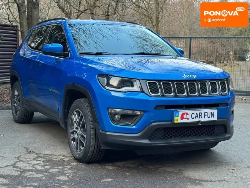 Jeep Compass, 2017 г., Газ метан / Бензин, 118 тыс. км, Внедорожник / Кроссовер, Синий, Львов AT-10418578 фото