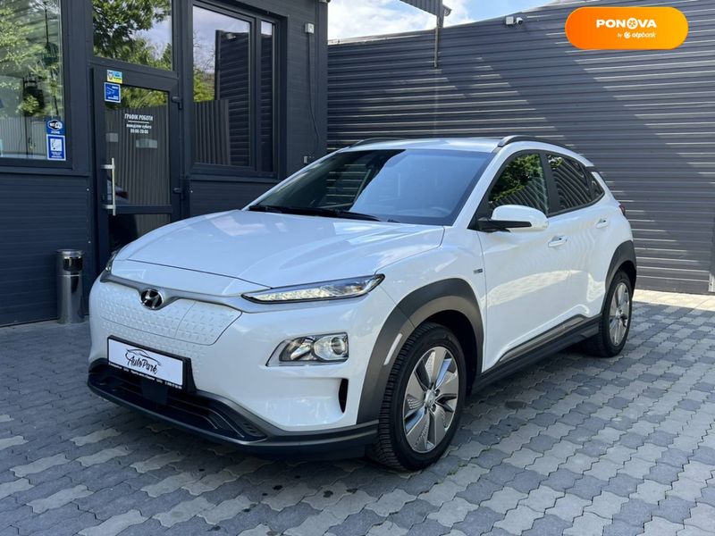 Hyundai Kona Electric, 2020, Електро, 50 тис. км, Позашляховик / Кросовер, Білий, Чернівці 109345 фото