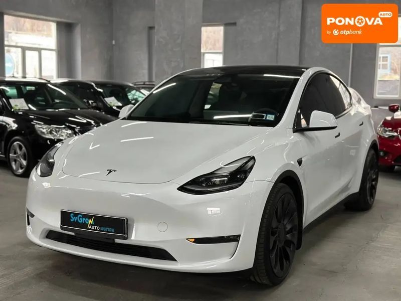 Tesla Model Y, 2024 р., Електро, 15 тис. км, Позашляховик / Кросовер, Білий, Кам'янське (Дніпродзержинськ) AT-10405482 фото