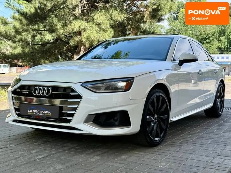 Audi A4, 2021 р., Бензин, 155 тис. км, Седан, Білий, Дніпро (Дніпропетровськ) AT-10425139 фото