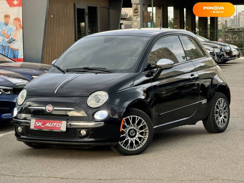 Fiat 500, 2012, Бензин, 1.4 л., 105 тис. км, Хетчбек, Чорний, Київ 48101 фото