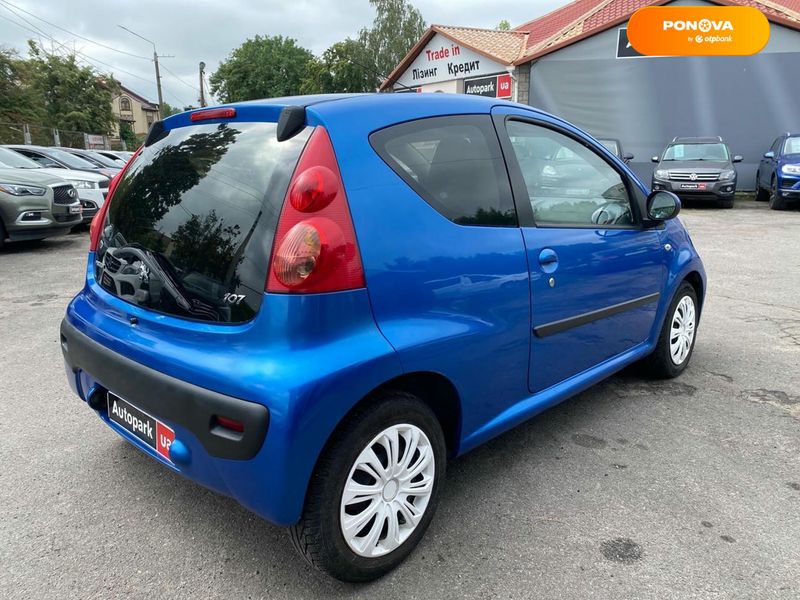 Peugeot 107, 2010, Бензин, 1 л., 115 тис. км, Хетчбек, Синій, Вінниця 107004 фото