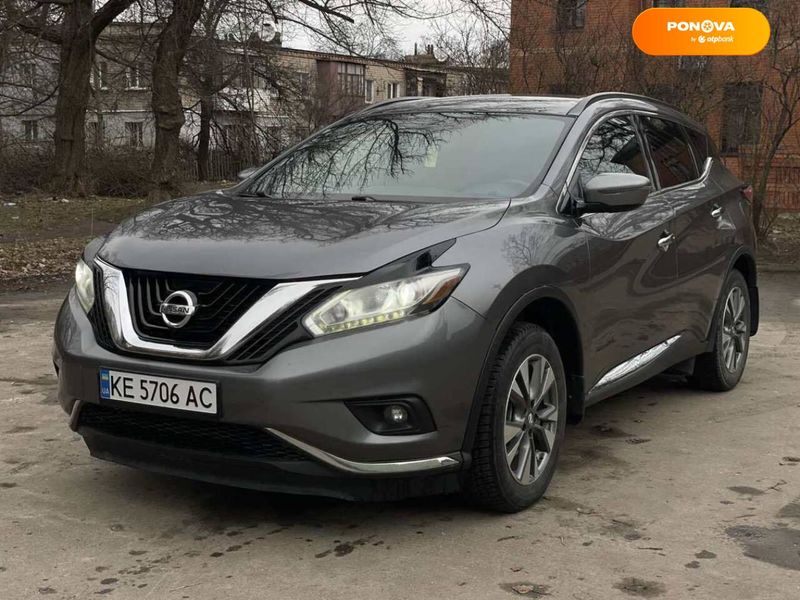 Nissan Murano, 2015, Газ пропан-бутан / Бензин, 3.5 л., 210 тис. км, Позашляховик / Кросовер, Сірий, Дніпро (Дніпропетровськ) 16438 фото