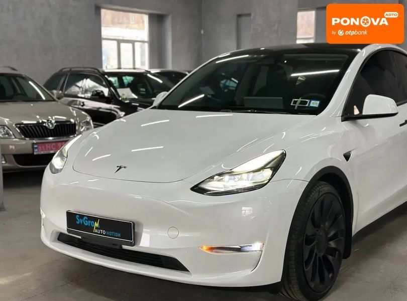 Tesla Model Y, 2024 р., Електро, 15 тис. км, Позашляховик / Кросовер, Білий, Кам'янське (Дніпродзержинськ) AT-10405482 фото