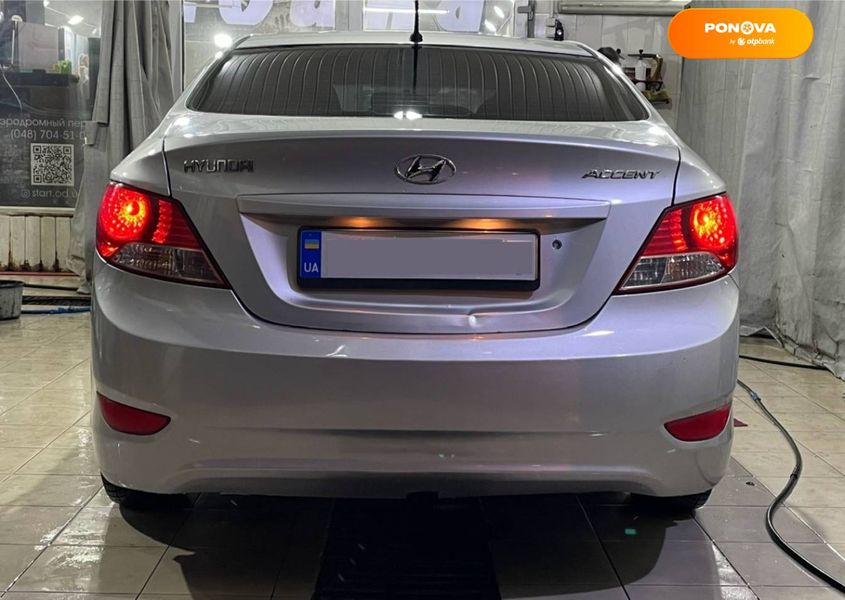 Hyundai Accent, 2011, Газ пропан-бутан / Бензин, 1.6 л., 141 тис. км, Седан, Сірий, Одеса Cars-Pr-63579 фото