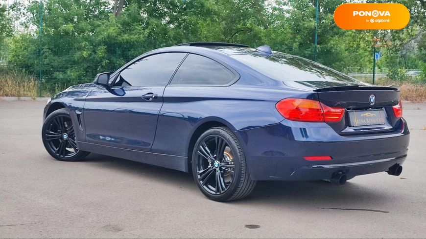 BMW 4 Series, 2014, Бензин, 2.98 л., 148 тис. км, Купе, Синій, Київ 98389 фото